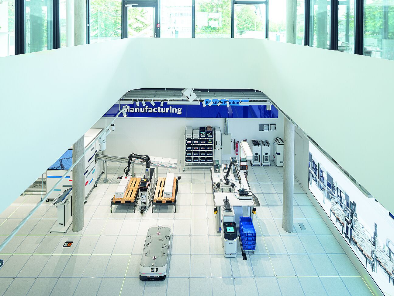 CU.BE Ulm - Bosch Rexroth Innenansicht